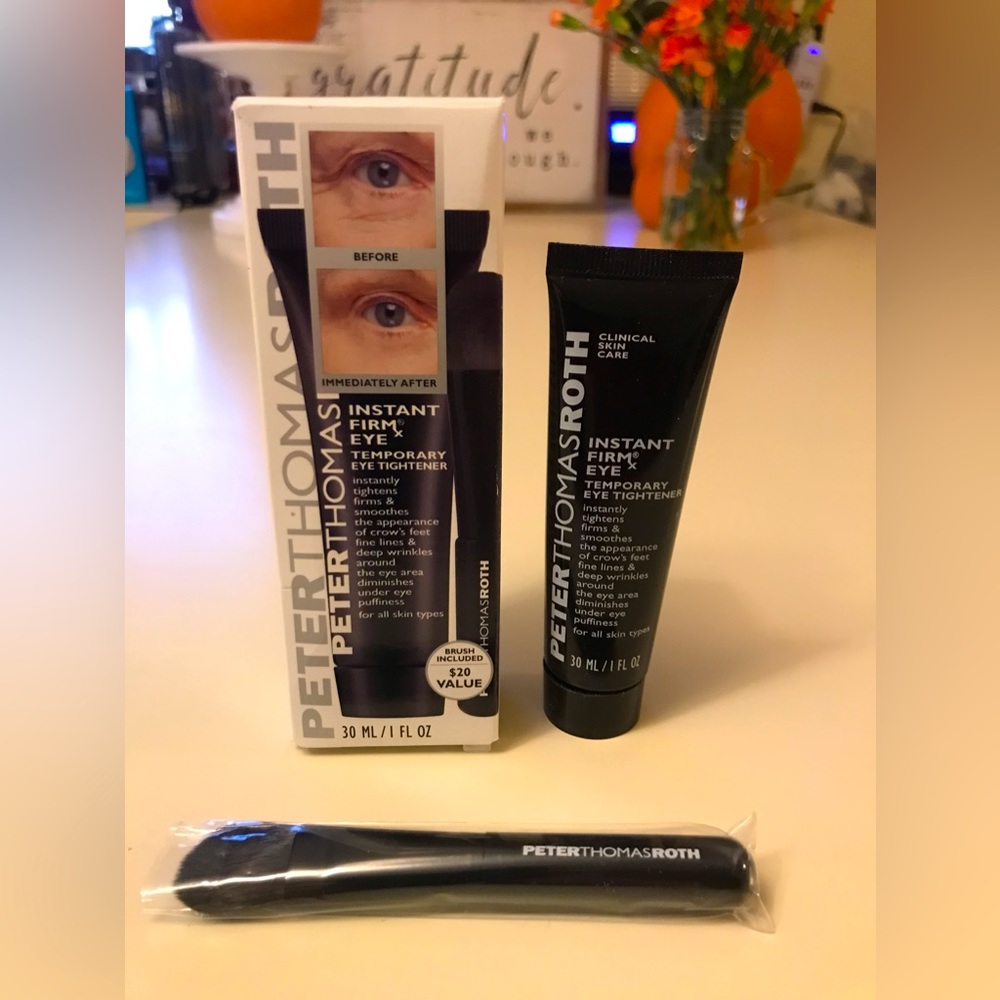 Peter Thomas Roth Instant FIRMx Eye Tightening Treatment w/Brush 1oz. NIB~Sealed